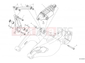 DUCATI Diavel 1260 S REAR SHOCK ABSORBER [MOD:DVL1260S]