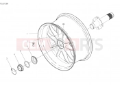 DUCATI Diavel 1260 S REAR WHEEL [MOD:DVL1260S]