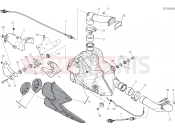 DUCATI 2021 Diavel 1260 Lamborghini EXHAUST MANIFOLD [MOD:DVLAMBO]