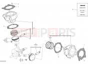 DUCATI Hypermotard 950 SP CYLINDERS - PISTONS [MOD:HYM950SP]