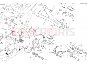 DUCATI Monster 821 Stealth FOOTRESTS, LEFT [MOD:M821STEA]
