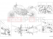 DUCATI Monster 821 POSITIONING PLATES [MOD:M 821;XST:JAP]
