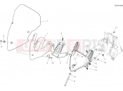 DUCATI 2021 Multistrada 950 S Spoked Wheels WINDSHIELD [MOD:MS950SSW]