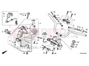 HONDA CB500X 2016 F-7 HANDLE PIPE/TOP BRIDGE