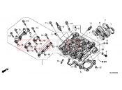 HONDA CB500X 2016 E-2 CYLINDER HEAD