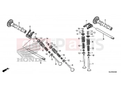HONDA CB500X 2016 E-3 CAMSHAFT/VALVE