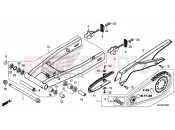 HONDA CB500X 2016 F-32 SWINGARM