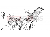 HONDA CB500X 2016 F-39 FRAME BODY