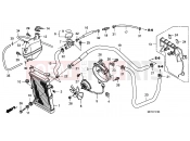 HONDA FJS600D6 SILVER WING 2006 F-31 RADIATOR