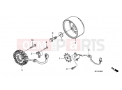 HONDA FJS600D6 SILVER WING 2006 E-9 GENERATOR