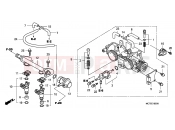 HONDA FJS600D6 SILVER WING 2006 E-19 THROTTLE BODY