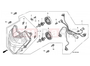 HONDA FJS600D6 SILVER WING 2006 F-1 HEADLIGHT