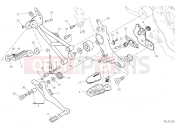 DUCATI Hypermotard 950 Footrests, Right