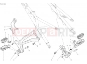 DUCATI 2021 Multistrada V4 S Footrests Rear
