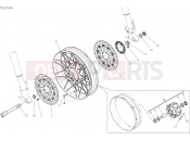 DUCATI 2021 Multistrada V4 S Front Wheel Spoked