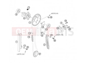 HUSQVARNA 2005 FE 550 FE 550e/6 05 (2403E2) ENGINE - TIMING DRIVE
