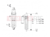HUSQVARNA 2005 FE 550 FE 550e/6 05 (2403E2) FRAME - SHOCK ABSORBER