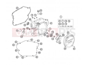 HUSQVARNA 2005 FE 550 FE 550e/6 05 (2403E2) ENGINE - CLUTCH COVER