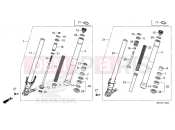 HONDA CB650RAM - CB650R Neo Sports Café 2021 F-11 FRONT FORK
