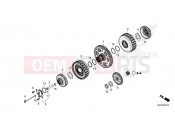 HONDA Africa Twin Adv. Sport DCT CRF1100D2M 2021 E-8-10 CLUTCH