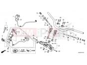 HONDA Africa Twin Adv. Sport DCT CRF1100D2M 2021 F-7 HANDLE PIPE & TOP BRIDGE