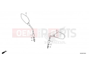 HONDA Africa Twin Adv. Sport DCT CRF1100D2M 2021 F-3 MIRROR