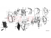 HONDA Africa Twin Adv. Sport DCT CRF1100D2M 2021 F-41 RADIATOR