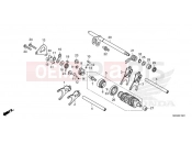 HONDA Africa Twin Adv. Sport DCT CRF1100D2M 2021 E-19-1 GEARSHIFT DRUM