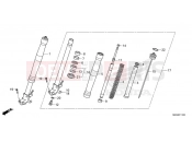 HONDA Africa Twin Adv. Sport DCT CRF1100D2M 2021 F-11 FRONT FORK