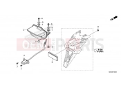 HONDA Africa Twin Adv. Sport DCT CRF1100D2M 2021 F-36 TAILLIGHT & LICENSE LIGHT