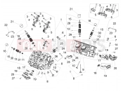 APRILIA RSV4 1100 ABS (APAC) Cylinder head - valves
