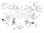 APRILIA RSV4 1100 ABS (APAC) Foot rests
