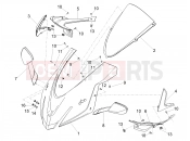 APRILIA RSV4 1100 ABS (APAC) Front fairing