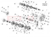 APRILIA RSV4 1100 ABS (APAC) Gear box - Gear assembly