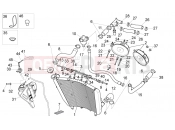APRILIA Tuono V4 1100 RR Cooling system