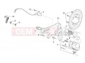 APRILIA Tuono V4 1100 RR Rear brake caliper