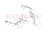 APRILIA Tuono V4 1100 RR Rear master cylinder