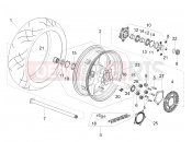 APRILIA Tuono V4 1100 RR Rear wheel