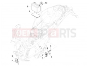 PIAGGIO Beverly 300 IE ABS (APAC) Remote control switches - Battery - Horn