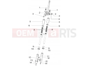 PIAGGIO Liberty 125 Poste Fork's components (Wuxi Top)