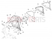 PIAGGIO Liberty 125 iGet 4T 3V ie ABS (APAC) Front glove-box - Knee-guard panel
