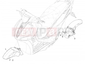 PIAGGIO Liberty 125 iGet 4T 3V ie ABS (APAC) Wheel huosing - Mudguard