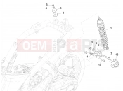 PIAGGIO Liberty 125 iGet 4T 3V ie ABS (APAC) Rear suspension - Shock absorber/s