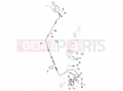 PIAGGIO Liberty 125 iGet 4T 3V ie ABS (APAC) Brakes pipes - Calipers