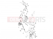 PIAGGIO Liberty 125 iGet 4T 3V ie ABS (APAC) Brakes pipes - Calipers (ABS)