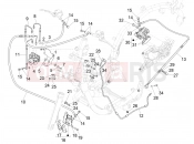 PIAGGIO Medley 125 ABS (APAC) Brakes pipes - Calipers (ABS)