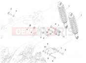 PIAGGIO Medley 125 ABS (APAC) Rear suspension - Shock absorber/s