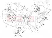 PIAGGIO Medley 150 ie ABS Brakes pipes - Calipers (ABS)