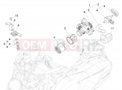 PIAGGIO Medley 150 ie ABS Throttle body - Injector - Induction joint