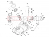 PIAGGIO Medley 150 ie ABS (RP8MB0200) Fuel tank